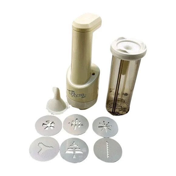 Proctor Silex Super Shooter Cookie Press Cordless Complete Vintage - Picture 6 of 10